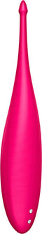 Satisfyer, oplegvibrator, tip vibrator, 'Twirling Fun', 17,5 cm, waterdicht, oplaadbaar, lichaamsvriendelijke siliconen