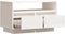 vidaXL - Tv-meubel - 60x35x37 - cm - massief - grenenhout - wit