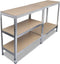 vidaXL - Opbergrek - voor - de - garage - 10 - st