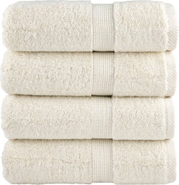 vidaXL - Gastendoekjes - SOLUND - 4 - st - 600 - g/m² - 30x30 - cm - crèmekleurig