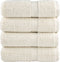 vidaXL - Gastendoekjes - SOLUND - 4 - st - 600 - g/m² - 30x30 - cm - crèmekleurig