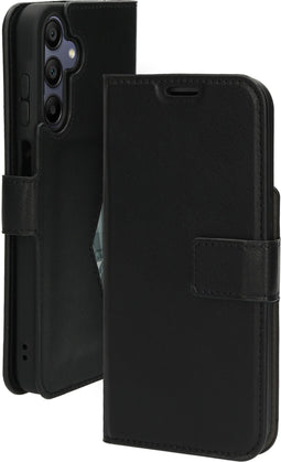 Mobiparts Galaxy A15 - Classic Wallet Case - Ruimte voor pasjes - Zwart