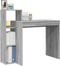 vidaXL - Bureau - met - Opslag - Grijs - Sonoma - 100x40x90 - cm - Gelaagd - Hout