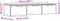 vidaXL - Wandkast - 102x30x20 - cm - bewerkt - hout - oud - houtkleurig