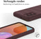 imoshion Hoesje Geschikt voor Samsung Galaxy A32 (4G) Hoesje Siliconen - imoshion EasyGrip Backcover - Aubergine
