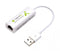 Techly IDATA ADAP-USB2TY - USB2.0 naar Fast Ethernet converter - 10/100 Mbps