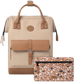 CABAIA Adventurer - Rugzak 18L met laptopvak 13" - Bruin