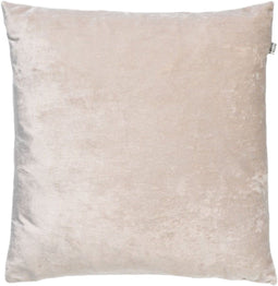 Dutch Decor SKY - Sierkussen velvet 45x45 cm - Pumice Stone - beige - Inclusief binnenkussen