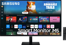 PC-scherm - SAMSUNG - SMART MONITOR M5 CM500 - 32 FHD - VA-paneel - 60Hz - HDR10 - HDMI - Luidsprekers - Zwart