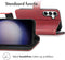 imoshion Hoesje Geschikt voor Samsung Galaxy S23 FE Hoesje Met Pasjeshouder - imoshion Luxe Bookcase - Rood