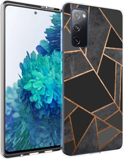 imoshion Hoesje Geschikt voor Samsung Galaxy S20 FE Hoesje Siliconen - imoshion Design hoesje - Zwart / Meerkleurig / Goud / Black Graphic