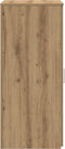 vidaXL - Opbergkast - 50x45x103,5 - cm - bewerkt - hout - artisanaal - eikenkleur