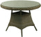 Terlizzi Tafel 100 cm Excl. Lazy Susan Kobo Half Rond Wicker OWN
