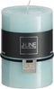 J-Line cilinderkaars - aqua - medium - 39U - 6 stuks