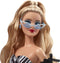 Barbie 65ste (2023) - Modepop - Glamoureuze zwart-witte jurk - Saffierblauw