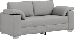 vidaXL - Loveseat - Sofa - - - Cloud - Grey, - 140 - cm - Stof