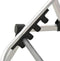 vidaXL - Ligbed - extra - hoog - inklapbaar - senior - aluminium - bruin