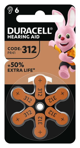 Duracell - Batterij duracell da312 hearing aid | 10 stuks