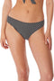 Freya Beach Hut - Bikinislip - Monochrome streepprint - Zwart/Wit - Maat XS