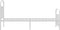 vidaXL - Bedframe - met - hoofd- - en - voeteneinde - metaal - wit - 90x200 - cm