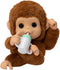 Little Live Pets - My Baby Monkey Mango - Interactieve Knuffelaap met 50+ geluiden en reacties - Bruin