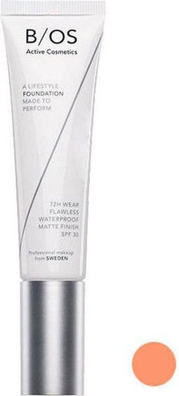 Base Of Sweden Waterproof Full Coverage Foundation Spf 30 (energetic) 30 Ml