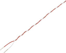 TRU COMPONENTS 1572354 Schakeldraad 2 x 0.20 mm² Rood, Wit 20 m