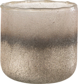 J-Line windlicht Camille - glas - roze - large