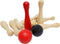 Outdoor Play Bowlen - Bowling - Berkenhout - 9 kegels 2 ballen - vanaf 3 jaar