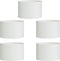 vidaXL - Tuinplanten - - - 5 - stuks - - - Wit - - - 30x30x20 - cm - - - Staal