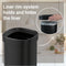 DESQ® Prullenbak 20 liter - Onzichtbare afvalzak bevestigingsring - Papierbak - Kantoor prullenbak - Metaal - Dutch Design - Zwart