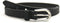 Take-it zwarte riem dames - Dames riemen Smal - Riemmaat 95 - Totale lengte 110 cm - Smalle leren riem dames