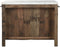 Home ESPRIT - Keukenmeubilair - Gerecycled Hout Marmer 120 x 60 x 97 cm - Wit Natuurlijk