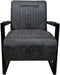Livingfurn - Fauteuil Bart Jackson 101 - Stof / Gecoat Staal