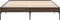 vidaXL - Bedframe - bewerkt - hout - metaal - bruin - eikenkleur - 160x200 - cm