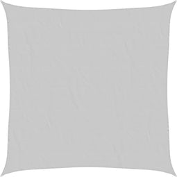 vidaXL - Zonnezeil - 4x4 - m - 100% - polyester - oxford - lichtgrijs