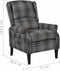 vidaXL Fauteuil stof grijs