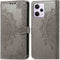 iMoshion Hoesje Geschikt voor Xiaomi Redmi Note 12 Pro Plus Hoesje Met Pasjeshouder - iMoshion Mandala Bookcase - Grijs