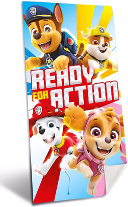 PAW Patrol Ready for Action strandlaken - 70 X 140 cm - Multi