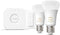 Philips Hue White Ambiance A60 E27 1100 Lumen - Starter Kit met 2 lampen - Inclusief dimmer switch (2 stuks)