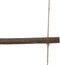 vidaXL - Wanddecoraties - laddervormig - 2 - st - 30x100 - cm - naturel - tak