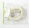 Nedis Coaxkabel - Coax Male naar Coax Female - 10 m - Vernikkeld - 120 dB - 75 Ohm - Viervoudig Afgeschermd - Wit