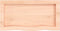 vidaXL - Wandschap - 60x30x(2-6) - cm - onbehandeld - massief - eikenhout