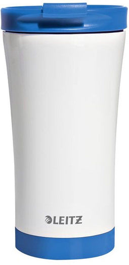 Koffiebeker thermo Leitz WOW blauw - 12 stuks