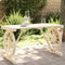 vidaXL - Tuintafel - 115x55x65 - cm - massief - vurenhout