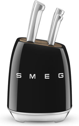 SMEG KBSF02BL - Messenblok - Inclusief 6 hoogwaardige messen - Zwart