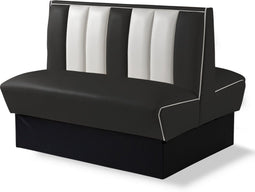 Bel Air Dinerbank Double Booth HW-120DB Zwart