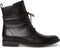 MARCO TOZZI MT Feel and Leather - Dames Lace Boot Flat - Leer - Zwart - Maat 38