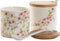 Suikerpot Home ESPRIT Wit Roze Lila Bamboe Dolomite 7,5 x 7,5 x 7,5 cm (2 Stuks)