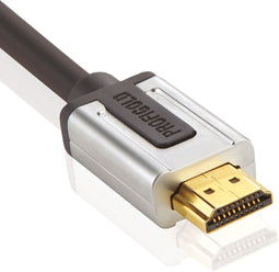 Profigold 1m HDMI 1.4 - HDMI micro naar HDMI micro - Zilver Zwart